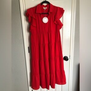 Umgee, size medium, red dress, NWT